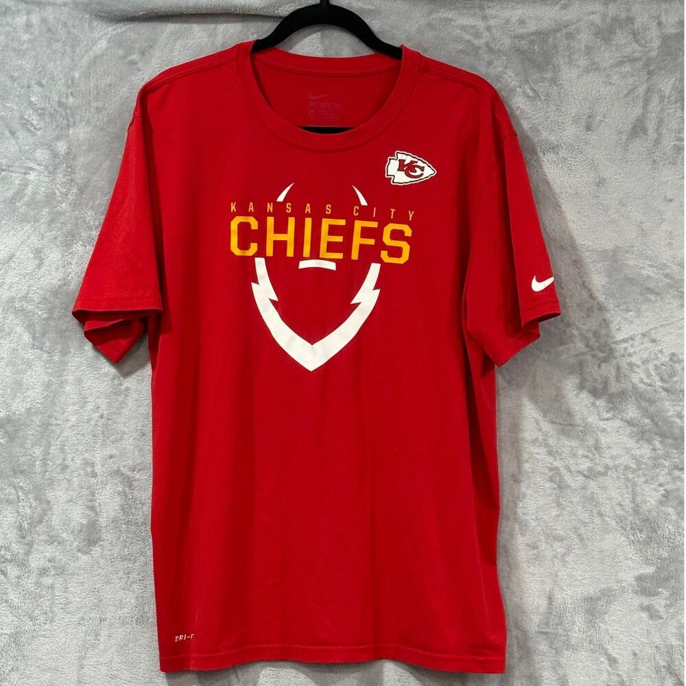 Nike Kansas City Chiefs Dri-FIT T-Shirt Football Performance Red Men's XL 812865